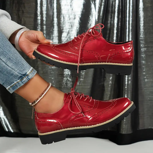 Ninette - Glänzende Lederschuhe von Juna Berlin